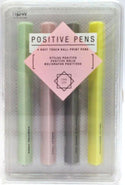 NPW Positive Ball Point Pens Soft Touch Stylus Tip Office Products Set of 4