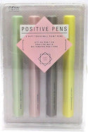 NPW Positive Ball Point Pens Soft Touch Stylus Tip Office Products Set of 4