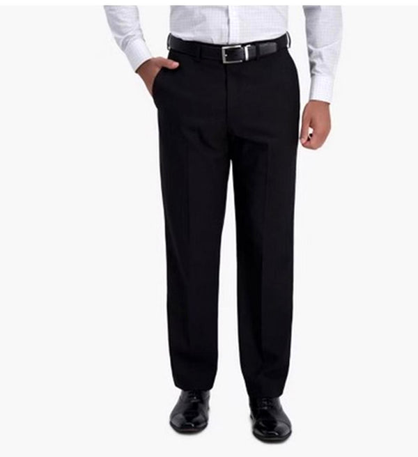 Haggar H26 Men's Suit Pants Flex Series Ultra Slim Stretch Black Size 28x30