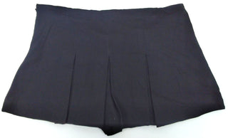 Wild Fable Women's Mini Skort Pleated Style Mid-Rise Pull-On Black Size XL