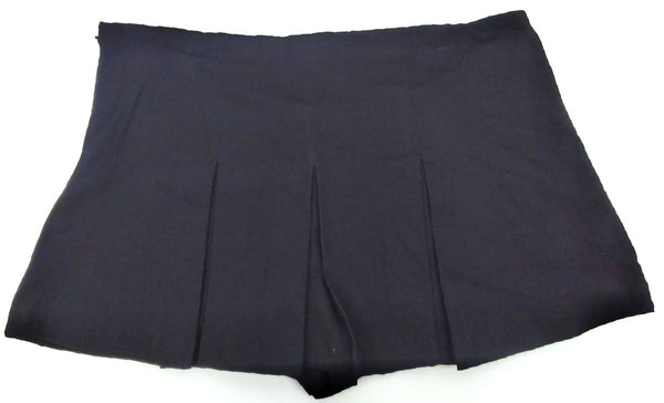 Wild Fable Women's Mini Skort Pleated Style Mid-Rise Pull-On Black Size XL