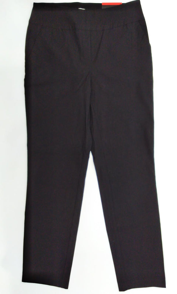 Women’s Dress Pants Tummy Control S.C. & Co Inc. Pull-On Black X-Large New