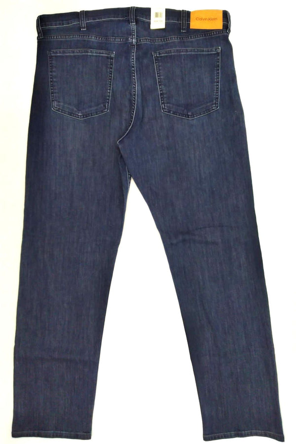 Calvin Klein Men's Jean Pants Slim Straight Classic Fit High Stretch Blue 40x32