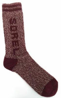 Sorel Women's Crew Socks Warm Winter Rain Regular Fit Shoes Rich Wine Size 4-10