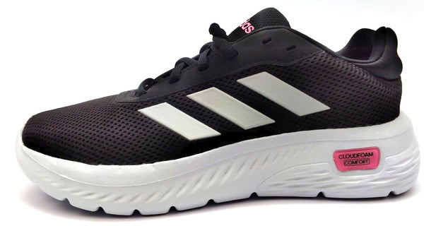 Adidas Women's Running Shoes Sneakers Cloudfoam Comfy 3 Stripes Lace Up