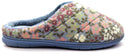 Dearfoams Women's Indoor Outdoor Slippers Slide Machine Washable Easy on off