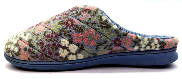 Dearfoams Women's Indoor Outdoor Slippers Slide Machine Washable Easy on off