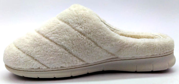 Dearfoams Women's Indoor Outdoor Slippers Slide Machine Washable Easy on off
