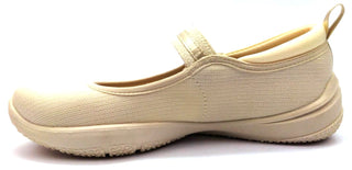 Jsport Women's Mary Jane Casual Shoes Outdoor Closed Toe Slip on Cream Size 6.5
