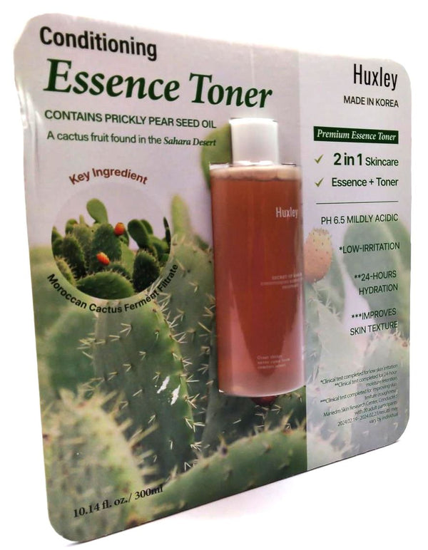 Huxley Conditioning Essence Cactus Oil Moisturizing Toner 10.1 Fl Oz 300 Ml