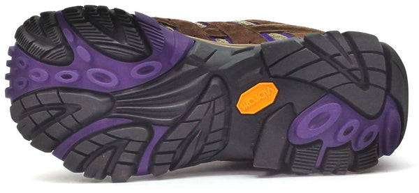 Merrell Women's Moab 2 Shoes Boots Vent Mid Vibram Bracken Purple Size 6M