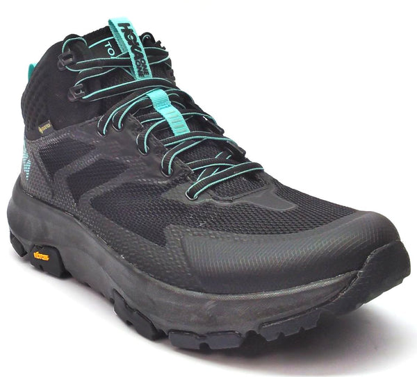 Hoka One One Women's Hiking Boots Shoes Gore-TEX Vibram Lace Up BASN Size 10.5