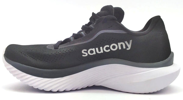 Saucony Kinvara 15 Women's Running Shoes Lace Up Black White Size 6.5 Medium