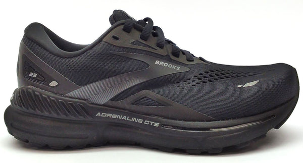 Brooks Adrenaline GTS 23 Women's Running Shoes Lace Up Black Ebony Size 6.5 XW