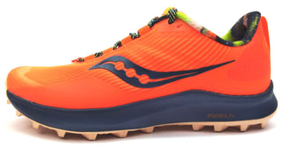 Saucony Women's Peregrine 12 Running Shoes Lightweight Lace Up Orange 8.5M