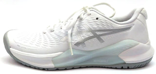Asics Women's Gel-Challenger 14 Tennis Shoes Lace Up White Pure Silver Size 9