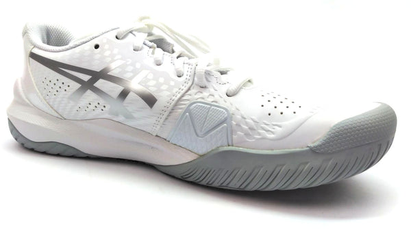 Asics Women's Gel-Challenger 14 Tennis Shoes Lace Up White Pure Silver Size 9