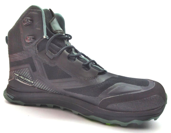 Altra Women's Mid Trail Running Boots Shoes Lone Peak All Weather Black Size 8