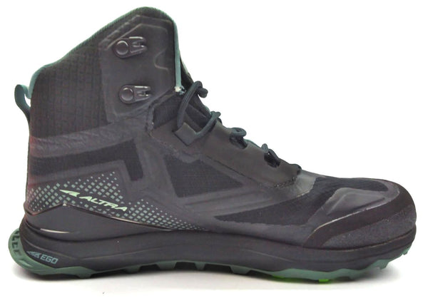 Altra Women's Mid Trail Running Boots Shoes Lone Peak All Weather Black Size 8