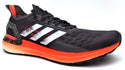 Adidas Women's Ultra Boost Running Shoes Sneakers Lace Up Black Orange Size 8.5