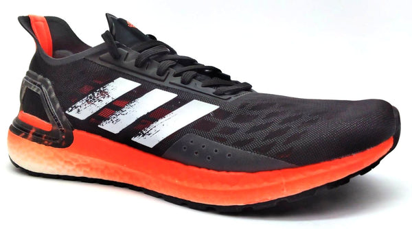 Adidas Women's Ultra Boost Running Shoes Sneakers Lace Up Black Orange Size 8.5