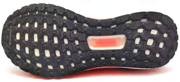 Adidas Women's Ultra Boost Running Shoes Sneakers Lace Up Black Orange Size 8.5