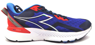 Diadora Mythos Blushield Volo 3 Men's Running Shoes Lightweight Red Blue 9.5