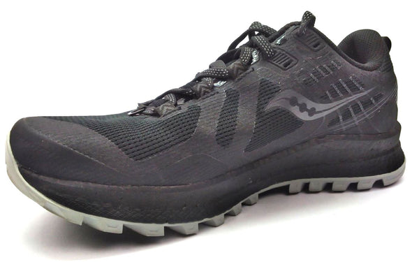 Saucony Men's Trail Running Shoes Xodus 10 Lightweight Lace Up Black Size 8