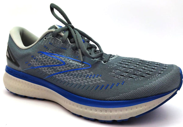 Brooks Men's Glycerin 19 Running Shoes Quarry Grey Dark Blue 12.5 D Medium