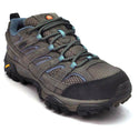 Merrell Women's Moab 2 Hiking Shoes Vibram Waterproof Lace Up Granite Size 7.5M
