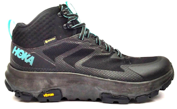 Hoka One One Women's Hiking Boots Shoes Gore-TEX Vibram Lace Up BASN Size 10.5