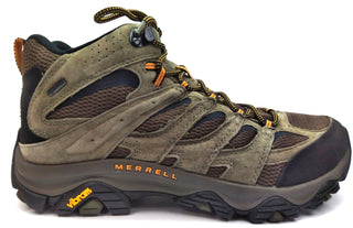 Merrell Men's Moab 3 Hiking Shoes Vibram Mid GTX Gore-Tex Walnut Brown 13W