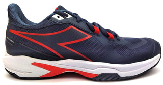 Diadora Men`s Trofeo 2 AG PKL Pickleball Shoes Blue Corsair White Size 10.5M