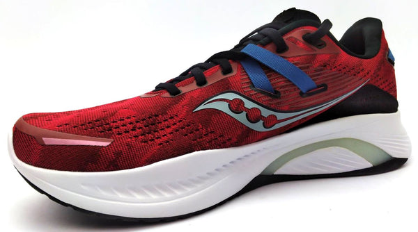 Saucony Men's Guide 16 Running Shoes PWRRUN Dahlia Red Black Size 11.5 M