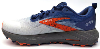 Brooks Men's Cascadia 17 Trail Adapt Running Shoes Lace-up Blue Navy Firecracker
