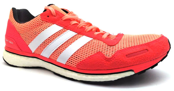 Adidas Women's Adizero Adios 3 Running Shoes Sneakers Lace Up Pink Size 10