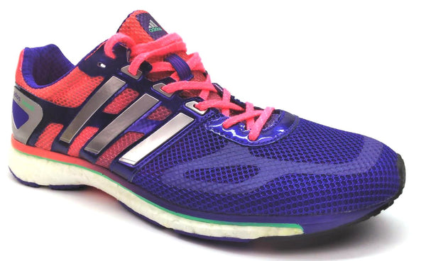 Adidas Women's Adizero Adios Boost Running Shoes Sneakers Purple Pink Size 10