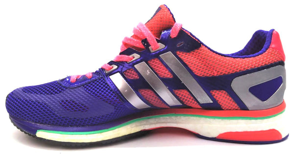 Adidas Women's Adizero Adios Boost Running Shoes Sneakers Purple Pink Size 10