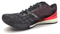 Adidas Women's Adizero Boston 9 Running Shoes Lace Up Black Pink Size 8.5
