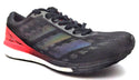 Adidas Women's Adizero Boston 9 Running Shoes Lace Up Black Pink Size 8.5