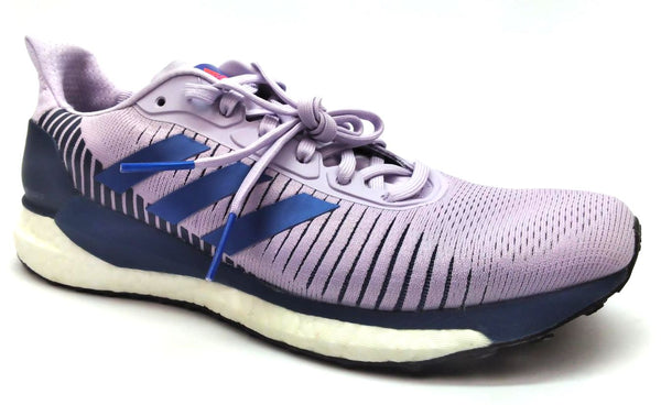 Adidas Solar Glide ST 19 Running Shoes  Lace Up Lightweight Purple Blue Size 10