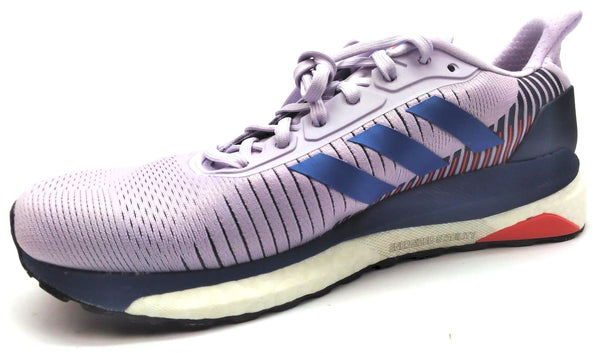 Adidas Solar Glide ST 19 Running Shoes  Lace Up Lightweight Purple Blue Size 10