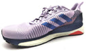 Adidas Solar Glide ST 19 Running Shoes  Lace Up Lightweight Purple Blue Size 10