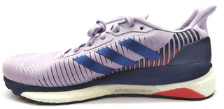 Adidas Solar Glide ST 19 Running Shoes  Lace Up Lightweight Purple Blue Size 10