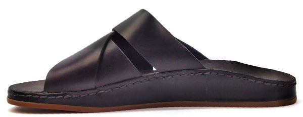Chaco Women's Wayfarer Slide Sandals Leather Outdoor Slip-on Black Size 6 M
