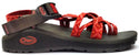 Chaco Women's Z/Cloud X2 Sandals Duo Strapped Fabric Peach Rouge Size 5M