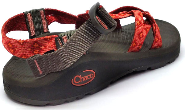 Chaco Women's Z/Cloud X2 Sandals Duo Strapped Fabric Peach Rouge Size 5M