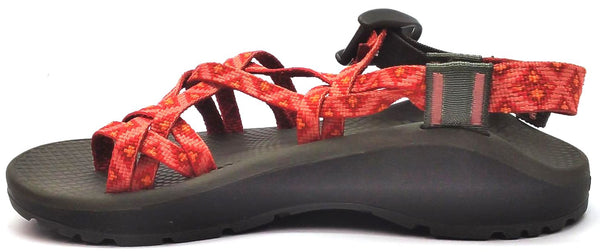 Chaco Women's Z/Cloud X2 Sandals Duo Strapped Fabric Peach Rouge Size 5M