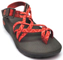 Chaco Women's Z/Cloud X2 Sandals Duo Strapped Fabric Peach Rouge Size 5M