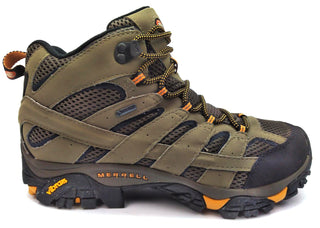 Merrell Men's Moab 2 Mid GTX Hiking Boots GORE-TEX Vibram Walnut Size 9 M